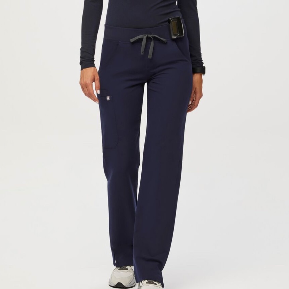 Figs Kade Cargo Scrub Pants - Navy Blue - Size Small